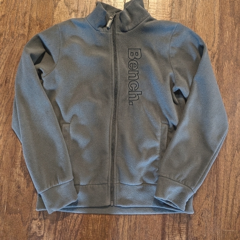 Bench Fleece Zip up jacket gray, youth Size 13/14